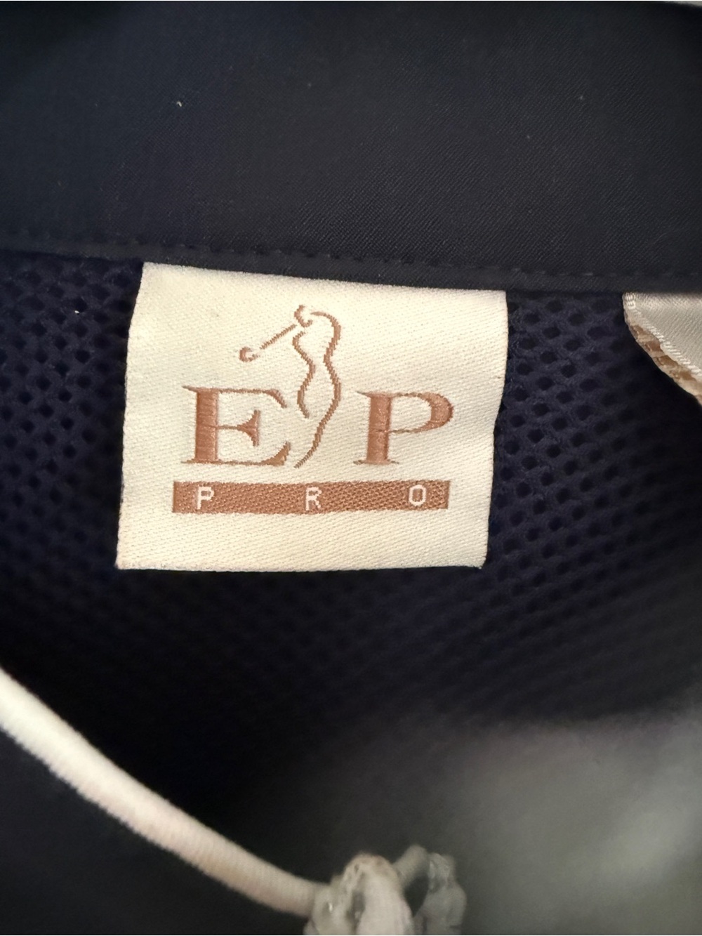 NWT EP Pro High Society Navy Golf Zip Front Sleeveless Vest, M, MSRP $78 - Picture 9 of 13